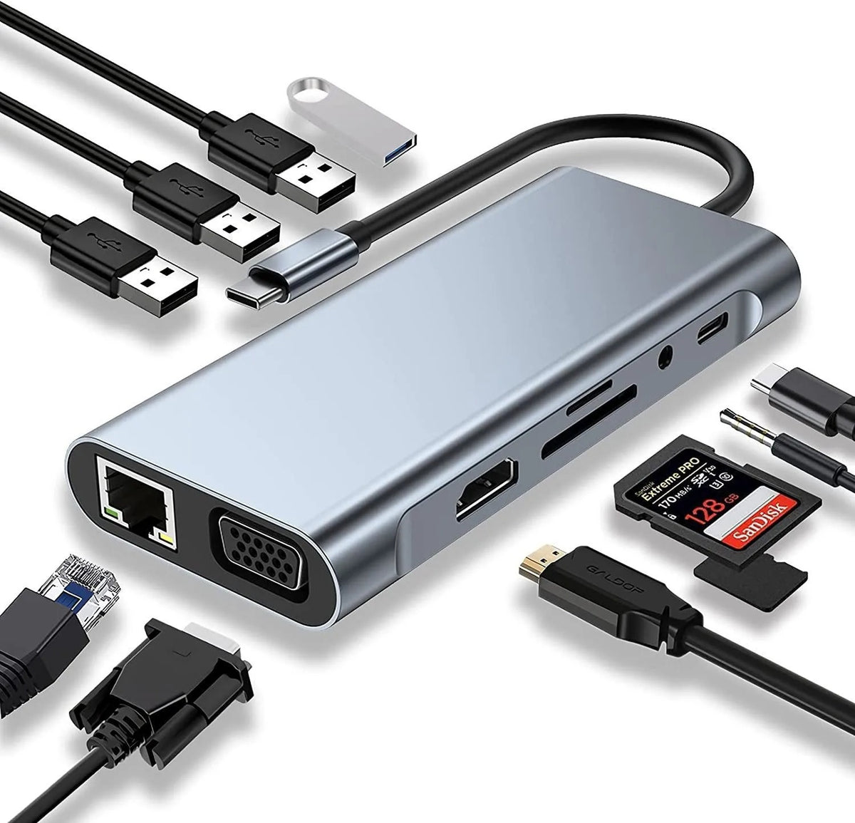 Compact USB-C Hub